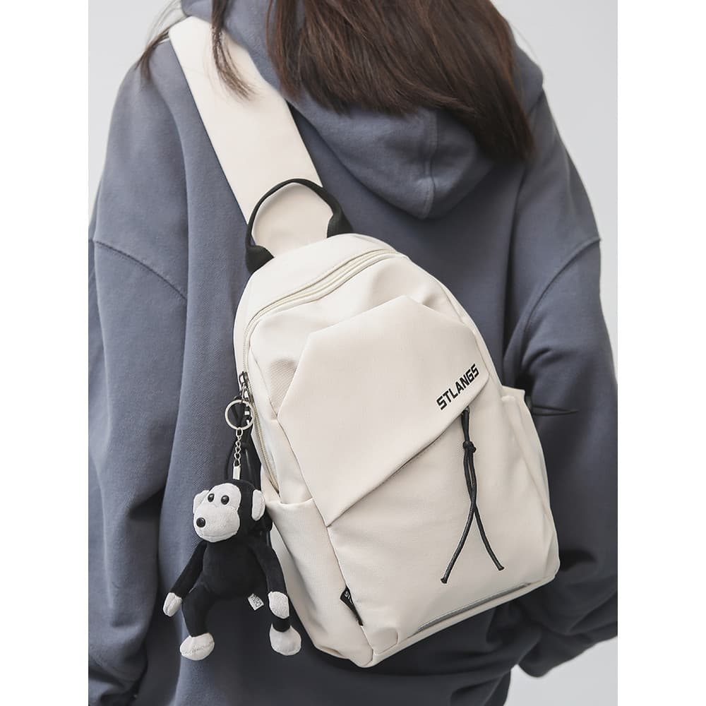 Bolsa mensageiro de lona de verão, bolsa de ombro simples para Tablet, leve, para celular, bolsa de peito feminina, roup