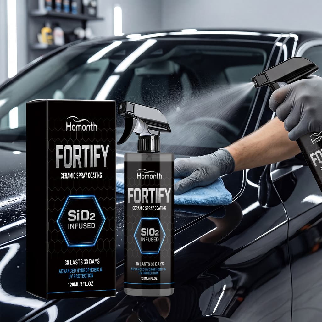 Revestimento Em spray Cerâmico Para Superfícies De Carros , Proporcionando Um Acabamento Brilhante , Polido E Limpo Com