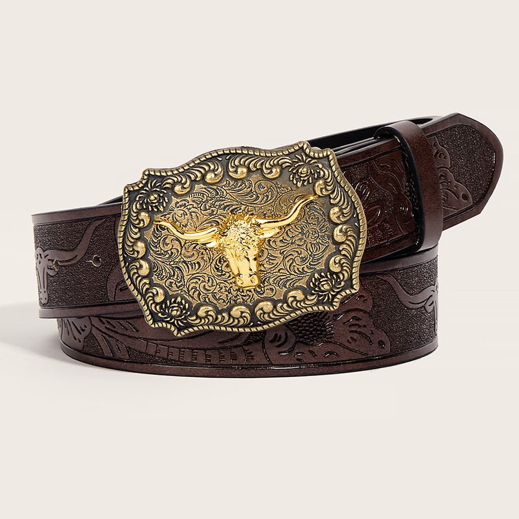 Cinto de jeans vintage, cinto masculino estilo country, cinto de denim, cinto masculino de couro VRZX