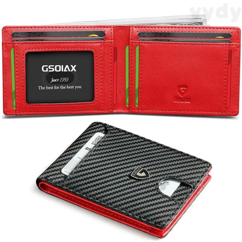 Carteira Slim Masculina com Bloqueio RFID GSOIAX - Ofertas para Você em Dias de Verão