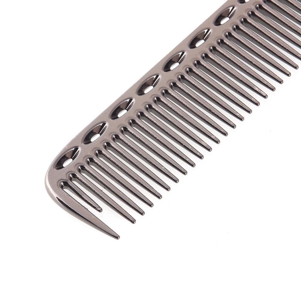 TKEY 1 Peça Pente De Cabelo Profissional De Aço Inoxidável Ultrafino Antiestático Pentes De Estilo Para Salão De Beleza