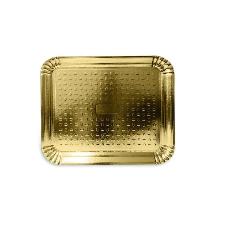 Artimagem Bandeja Laminada, Dourado e Prata - Números: 4, 5, 6, e 7