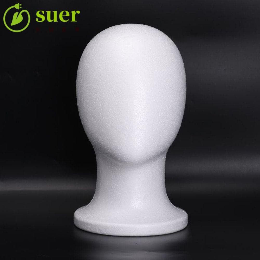 Suporte De Exibição De Peruca SUER1YE , Cabeça De Manequim De Espuma Leve E Estável , Chapéus De Joias