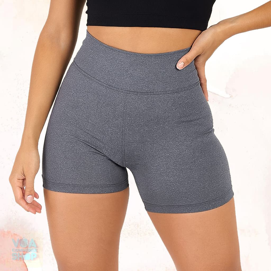 Shorts Feminino Curto Fitness Legging de Academia tecido Suplex
