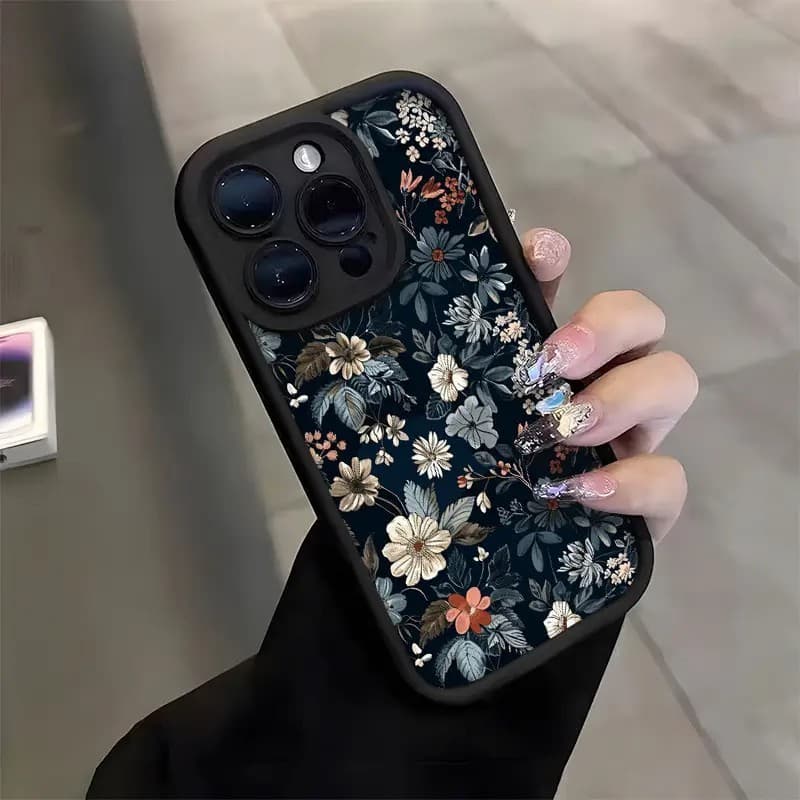 Capa de Celular luxo antiderrapante  para capinha iPhone 13 7 14 8 capinhas iphone X XS XR 12 15 16 11 Pro Max Plus