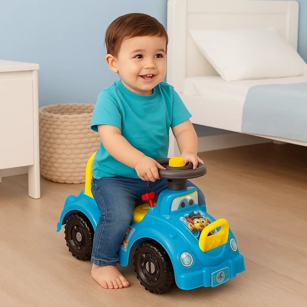 Carrinho Andador Infantil Menina Ketokinha Desenvolve habilidades Com Volante Interativo Crianças
