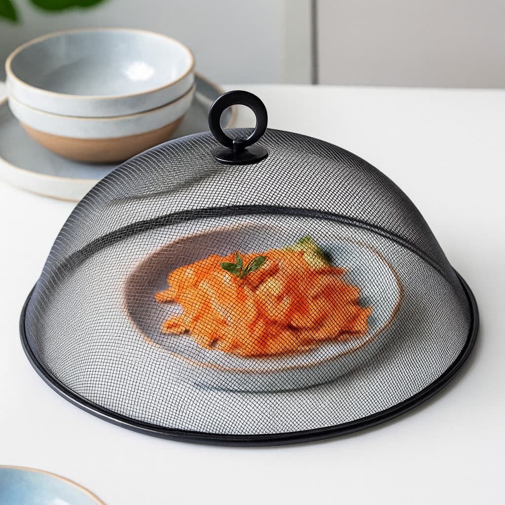 Tela Protetor De Alimento Bolo Frutas 30cm Inox Várias Cores