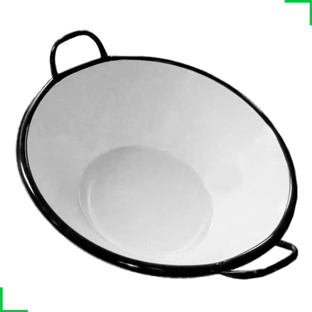 Tacho de Fritura Esmaltado N°16 7 Litros Pastel Batata