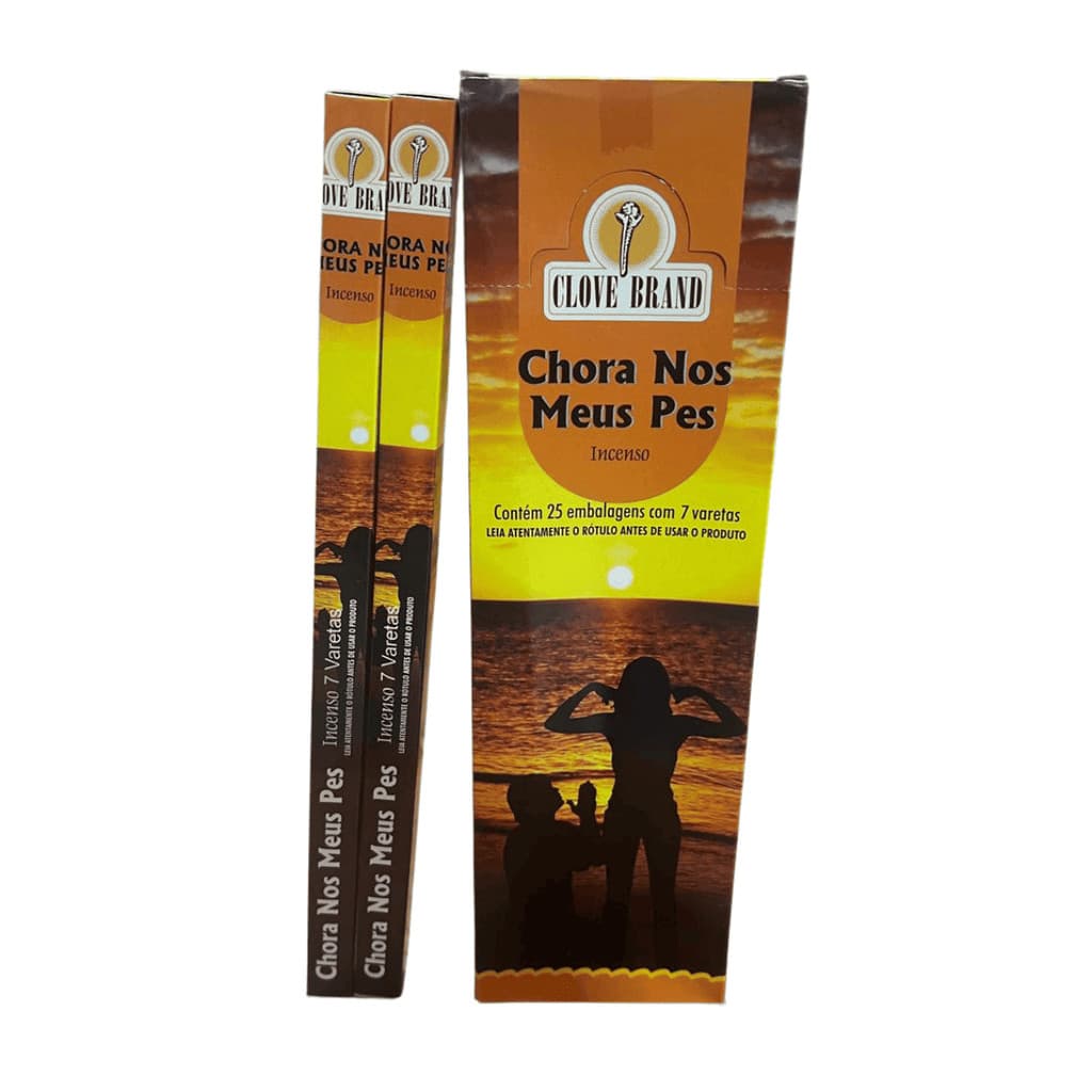 Insenso Chora Nos Meus Pes Clove Brand Cx Com 175 Varetas