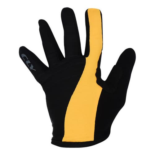 Luva Ciclismo Cly Dedo Longo Gel Smat Touch Laranja Tam G