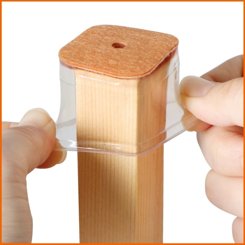 Kit de Protetor de Pés de Cadeira e Mesa de Silicone com 16 Peças