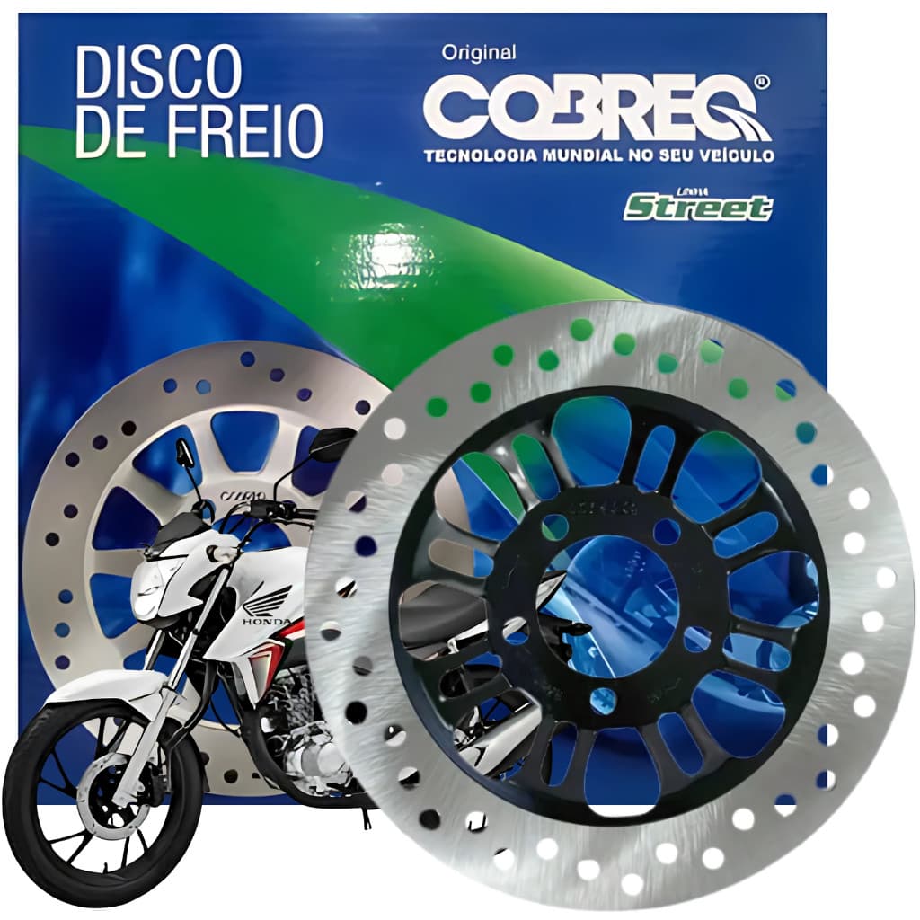 Disco Freio Dianteiro CG Titan Fan Start 150 160 2004 ATÉ 2025 Original