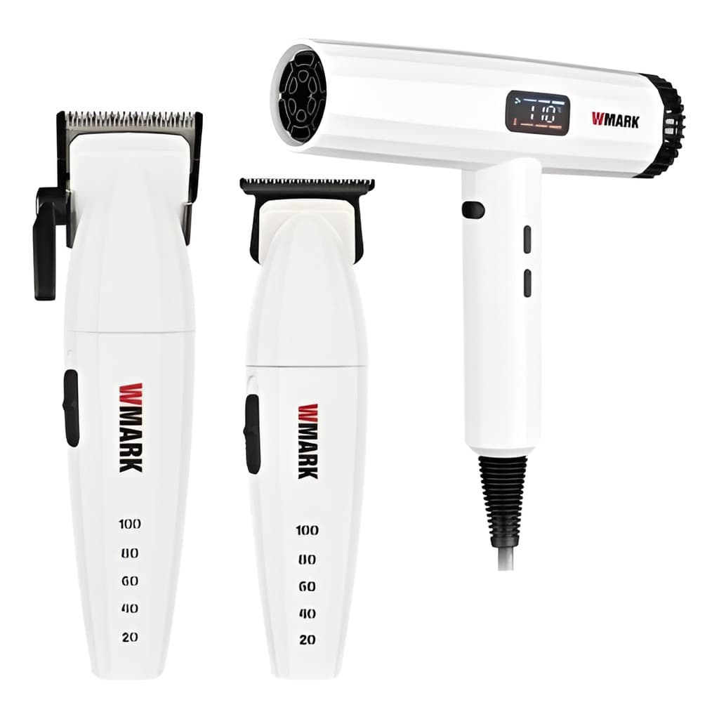Combo Wmark Ng-8632 Cordless Bivolt E Secador Ng-9106w 110v Branco