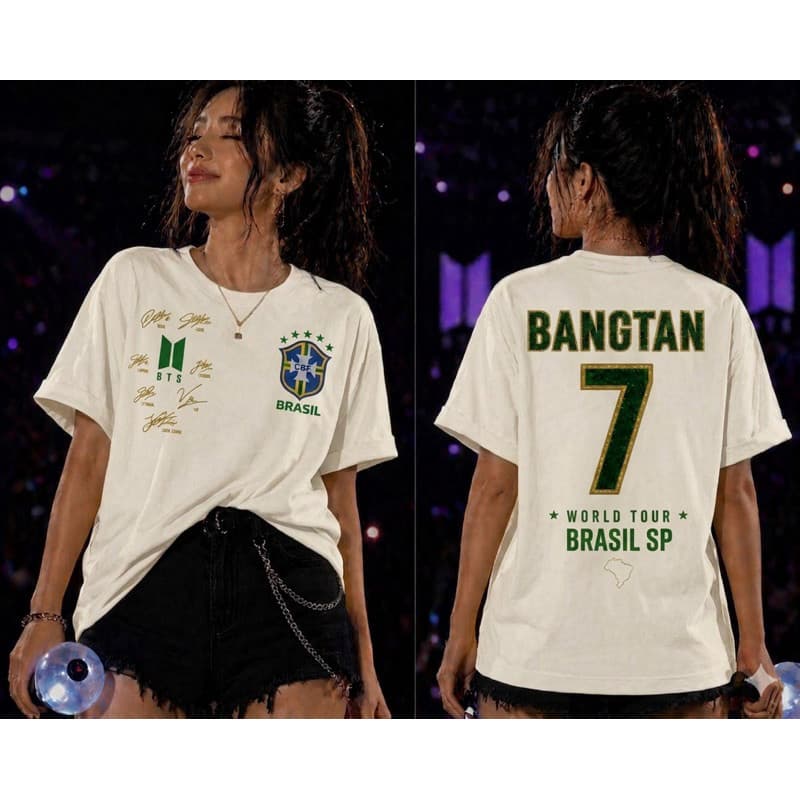 CAMISETAS BTS BRASIL | COLEÇÃO NOVA, EXCLUSIVA OFF Withe- EDIÇÃO LIMITADA