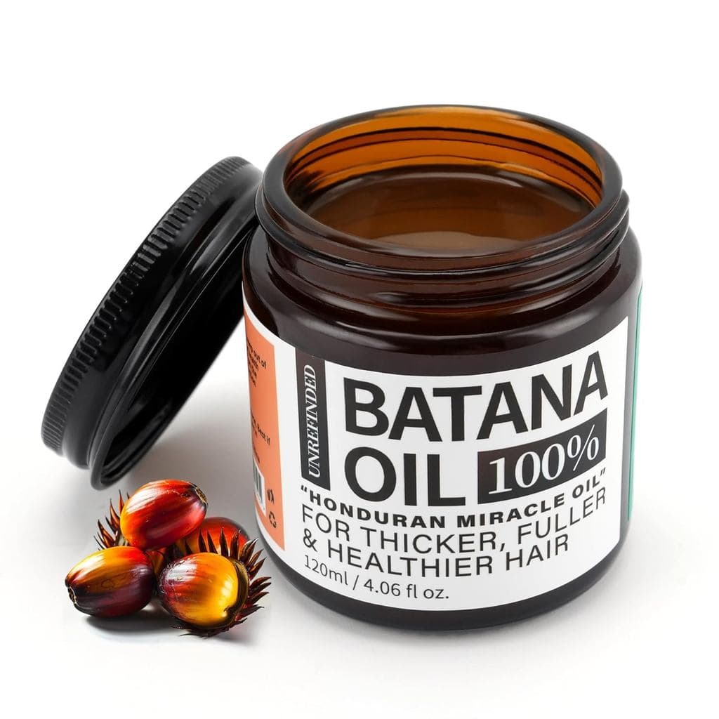 Óleo de Batana para Cabelo Dr. Sebi 100% Natural, Não Refinado e Orgânico, Óleo de Batana de Honduras, Frasco de 4,06 On