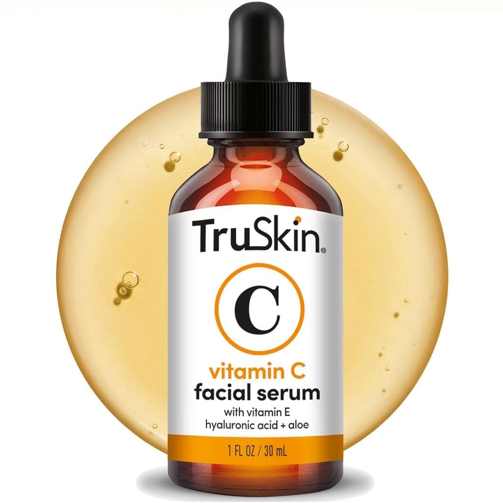 Sérum Facial TruVitaminC - Sérum Facial Antienvelhecimento com Ácido Hialurônico e Vitamina E - Fórmula Iluminadora para
