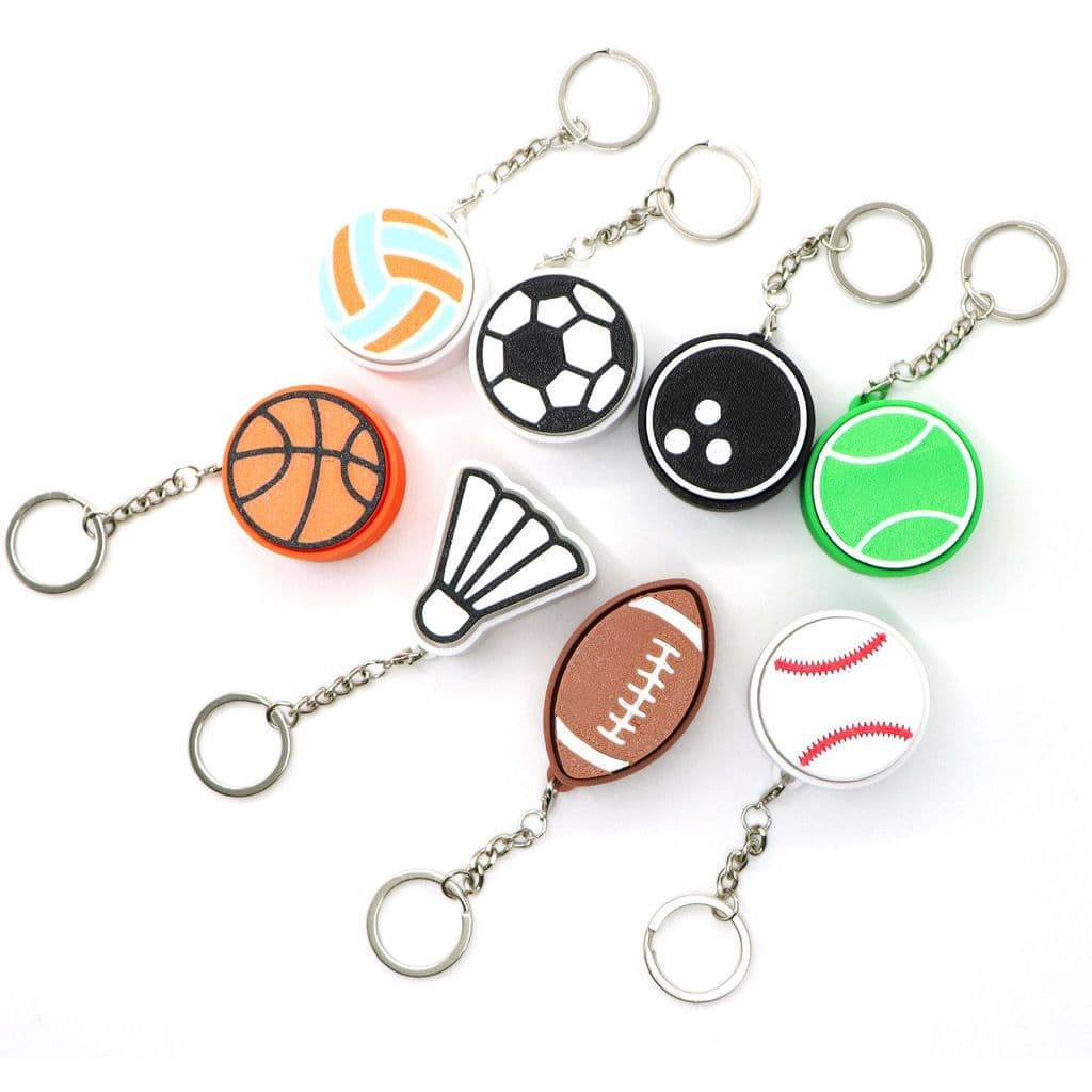 1pc 3D Impresso Clique Bola Chaveiro Botão De Pressão Brinquedo Anti Ansiedade Alívio Do Estresse Para Mochila Bolsa Ama