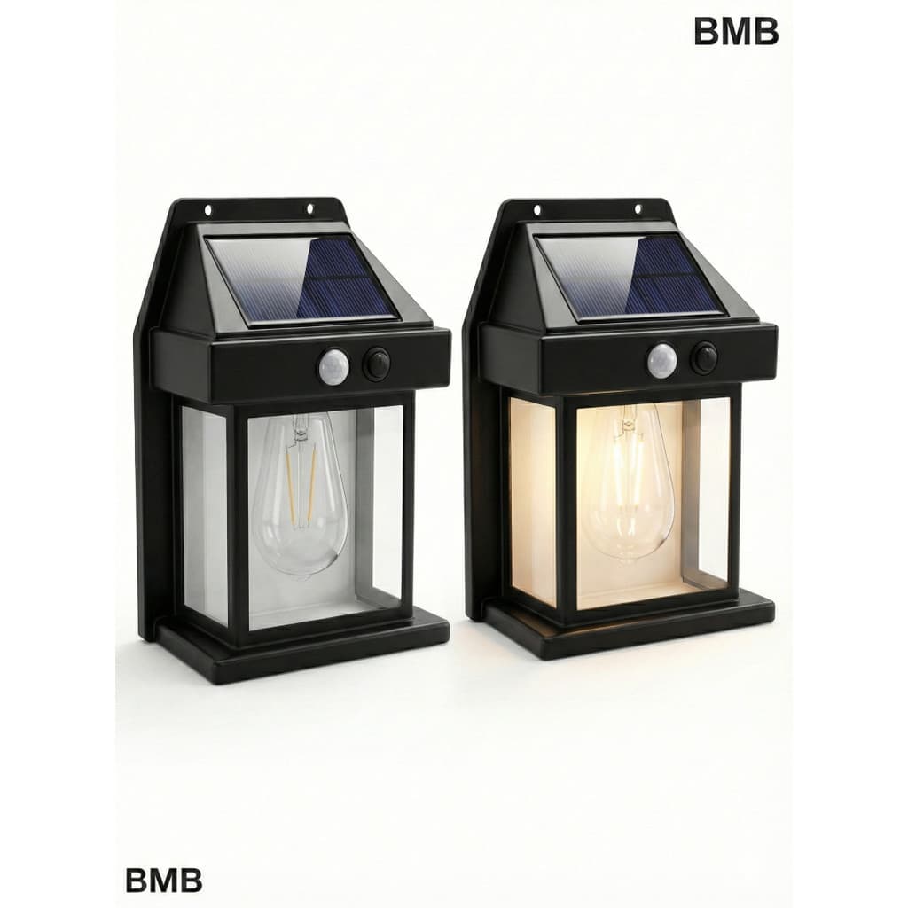 Luminária Solar de Parede com Sensor de Movimento IR 600LM – Bateria 1800mAh – Alcance 5–8m
