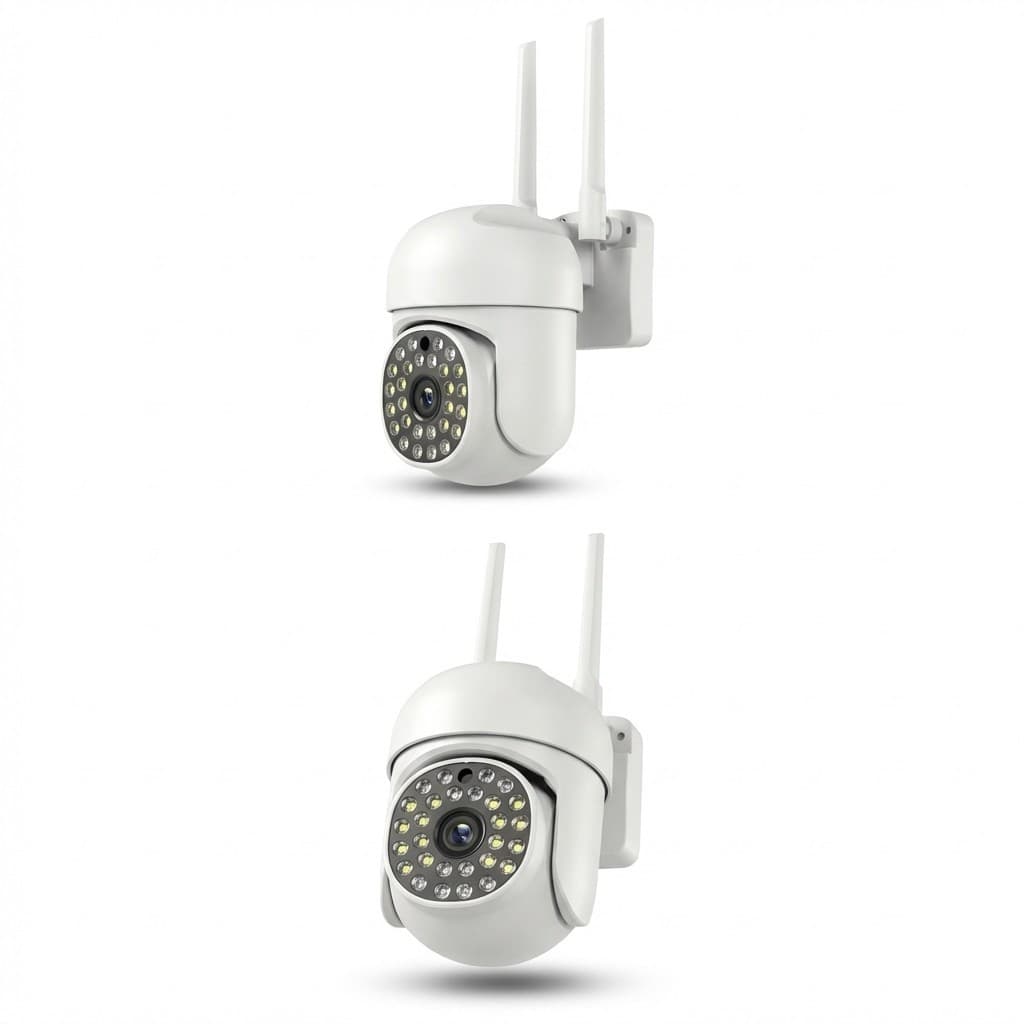 Câmera Yoosee Externa WiFi 360º IP66 1080p Visão Noturna App Celular Alarme Segurança