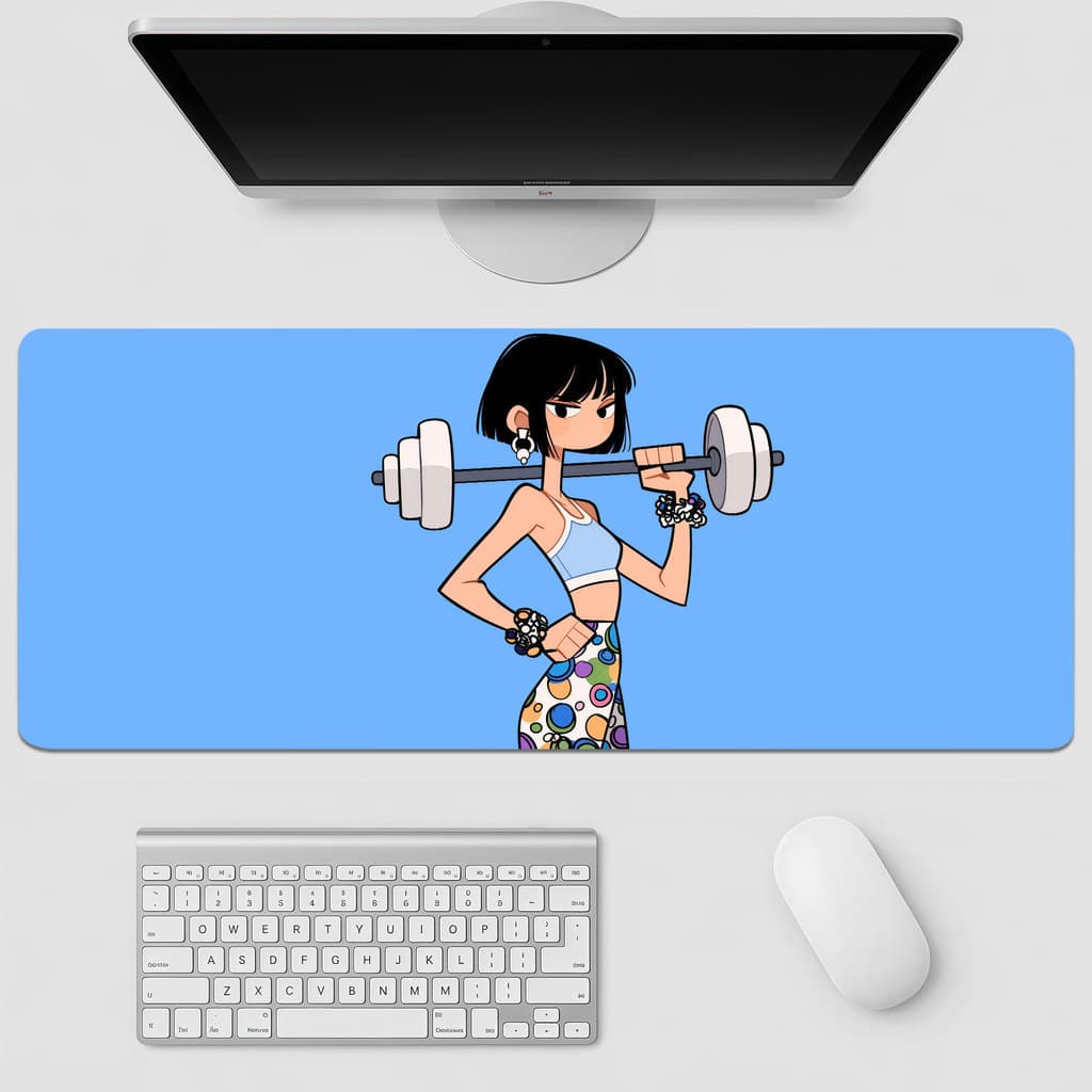 80 * 30cm Mouse Pad Anti Selip 26 * 21 CM Tapete De Mesa Grande MousePad Komputer Longo Ginásio Menina