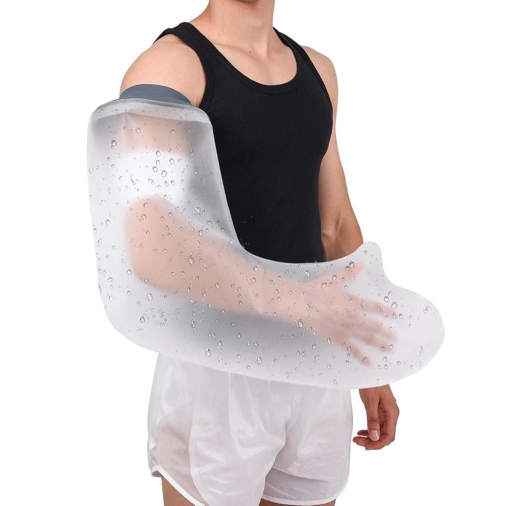 COMFYTHERA Manga Protetora Impermeável Grande para Braço, Protetor de Feridas para Banho, Bolsa Impermeável para Curativ