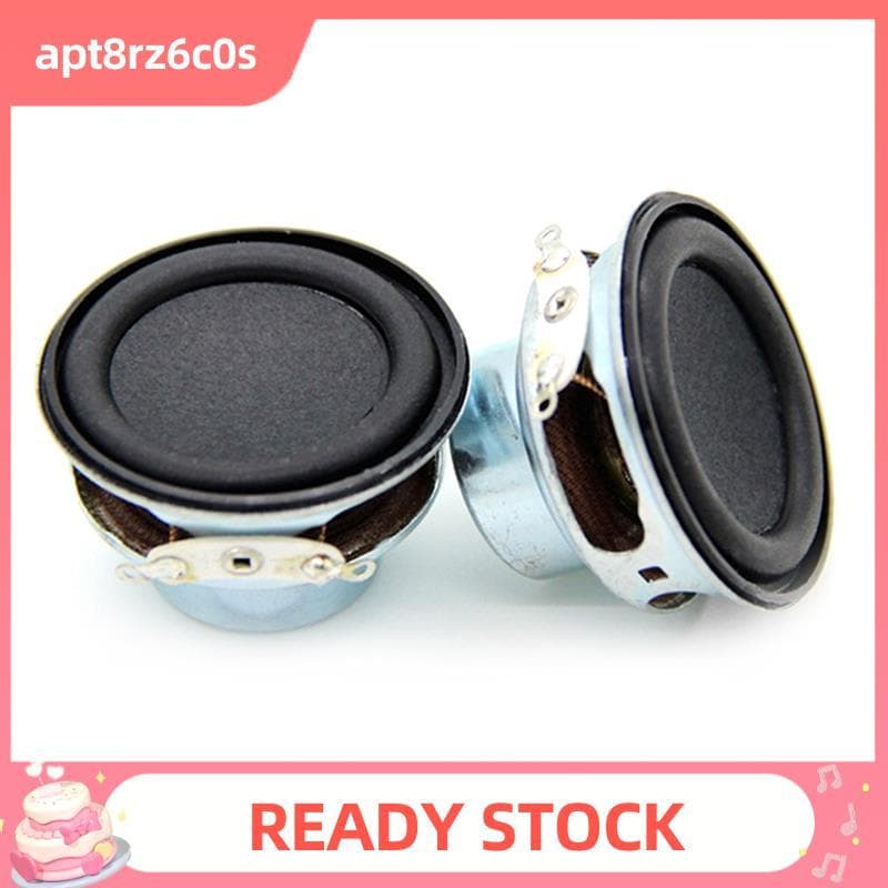 2 Pçs Alto-Falante De Áudio 4Ω 6W 40mm 1.5 Polegada Multimídia DIY Som Mini Para Home Theater