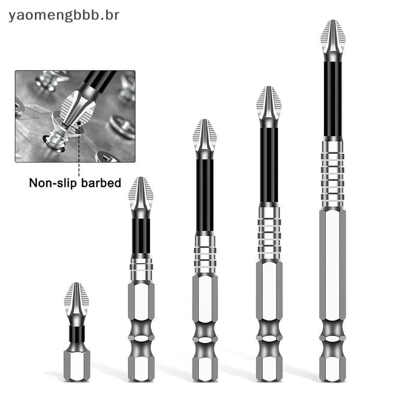 [yaobb] K5 Antiderrapante De Alta Dureza S2 ic 5A Cabeça Cruzada Elétrica Broca Chave De Fenda COD