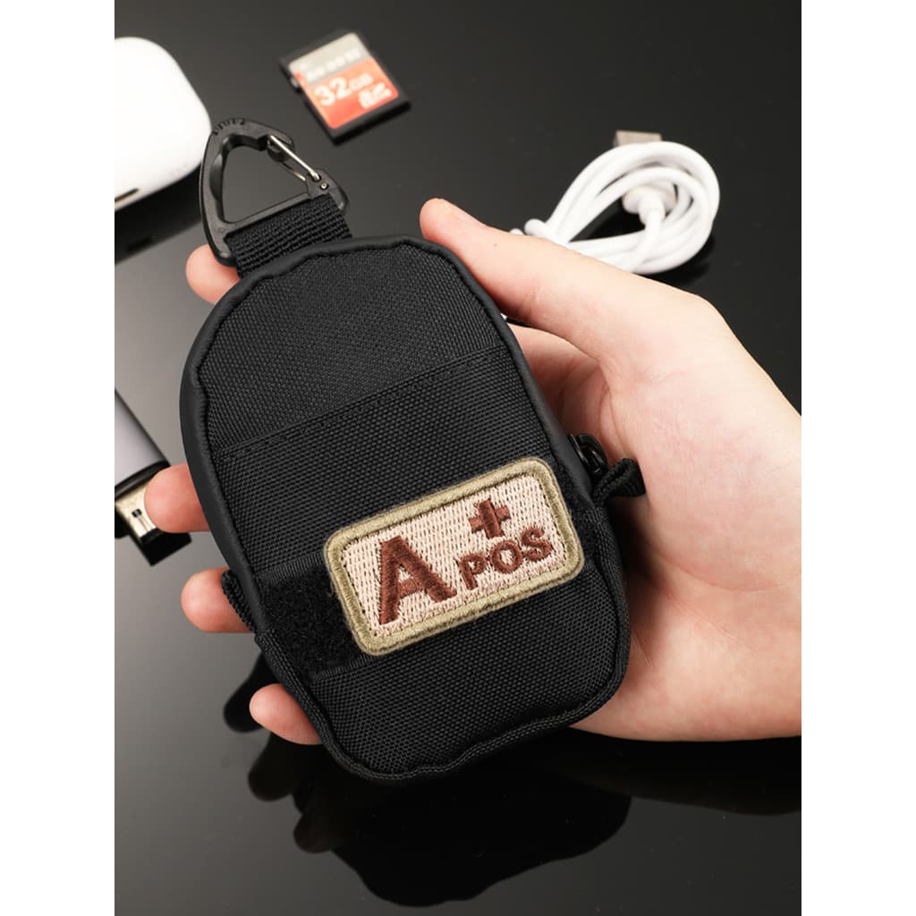 2026 novo estilo Mini bolsa de moedas portátil pequeno saco de cintura portátil EDC saco de armazenamento multifuncional