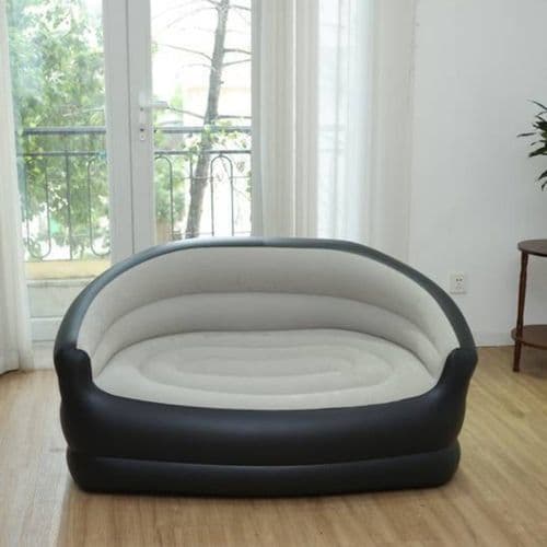 Mini Sofa Inflavel Compacto 2 Lugares Portatil Sofa Confortavel