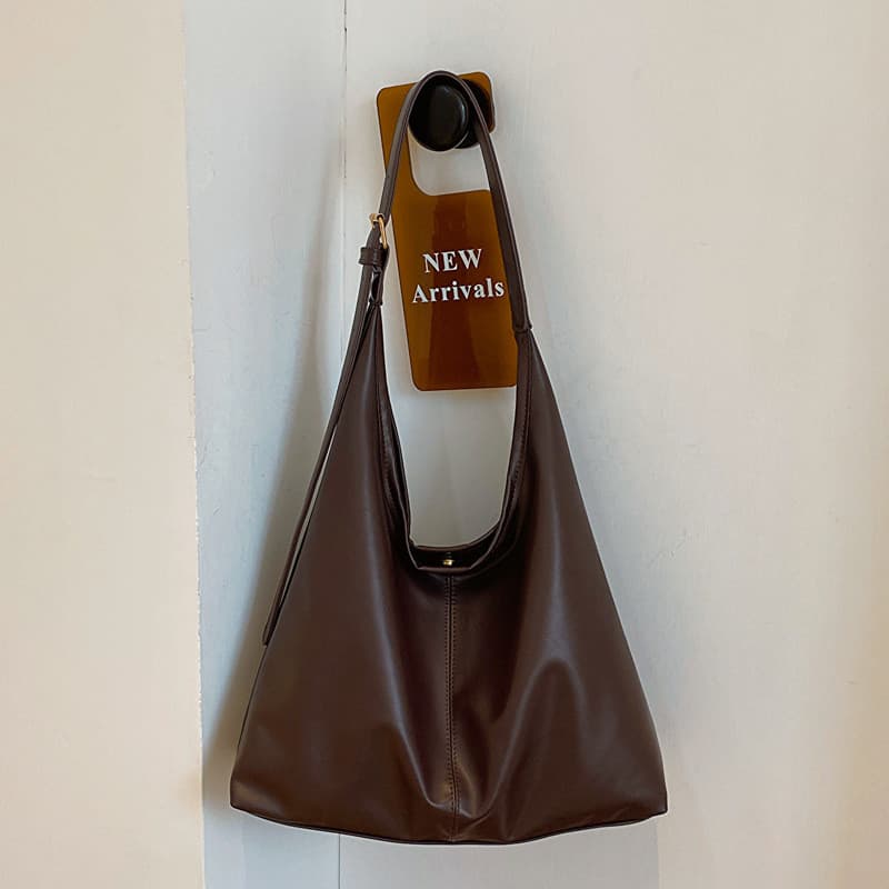 Bolsas femininas bolsas de grande capacidade femininas cor sólida Retro sacolas de grande capacidade novas bolsas femini