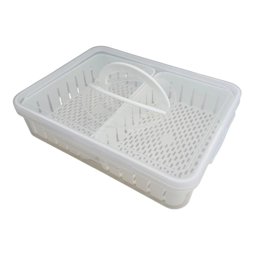 Organizador Geladeira Hermético 2 Divisórias