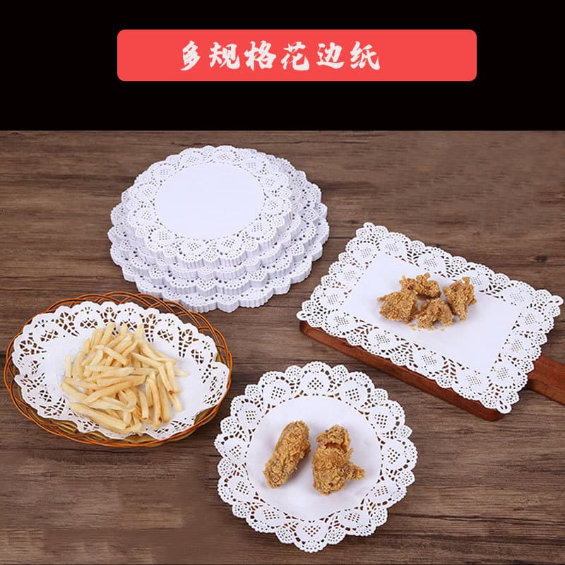Papel absorvente de óleo comida dedicada cozinha flor fundo papel bolo Pizza lanche papel à prova de graxa cozimento lan