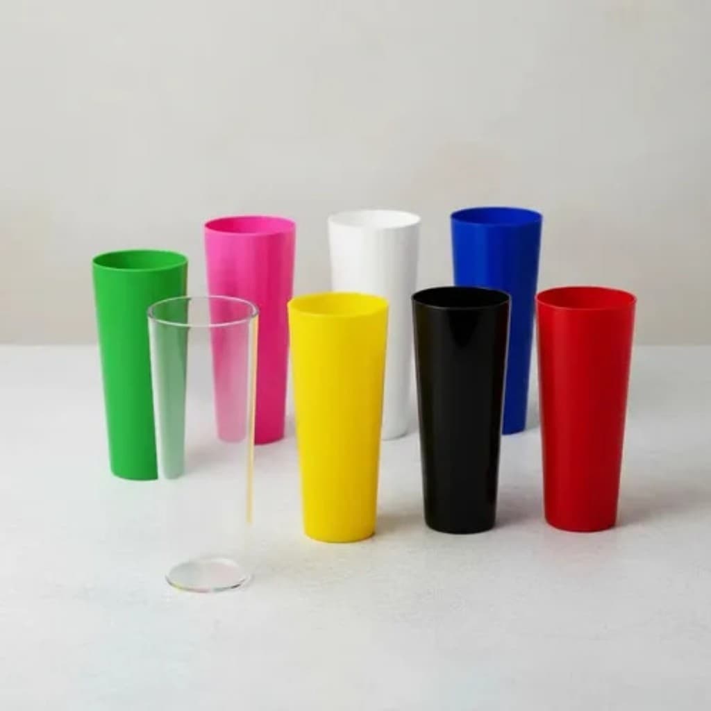 Kit 50 Copos Long Drink Para Transfer Laser Lembrancinha Lisa 330ML
