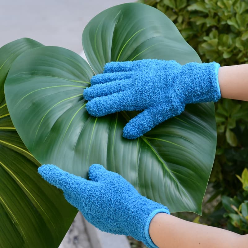 Flor Pepsi limpar folhas luvas ferramenta limpeza brilho grisalho filodendro veludo Oleopard folha de bambu limpeza ferr