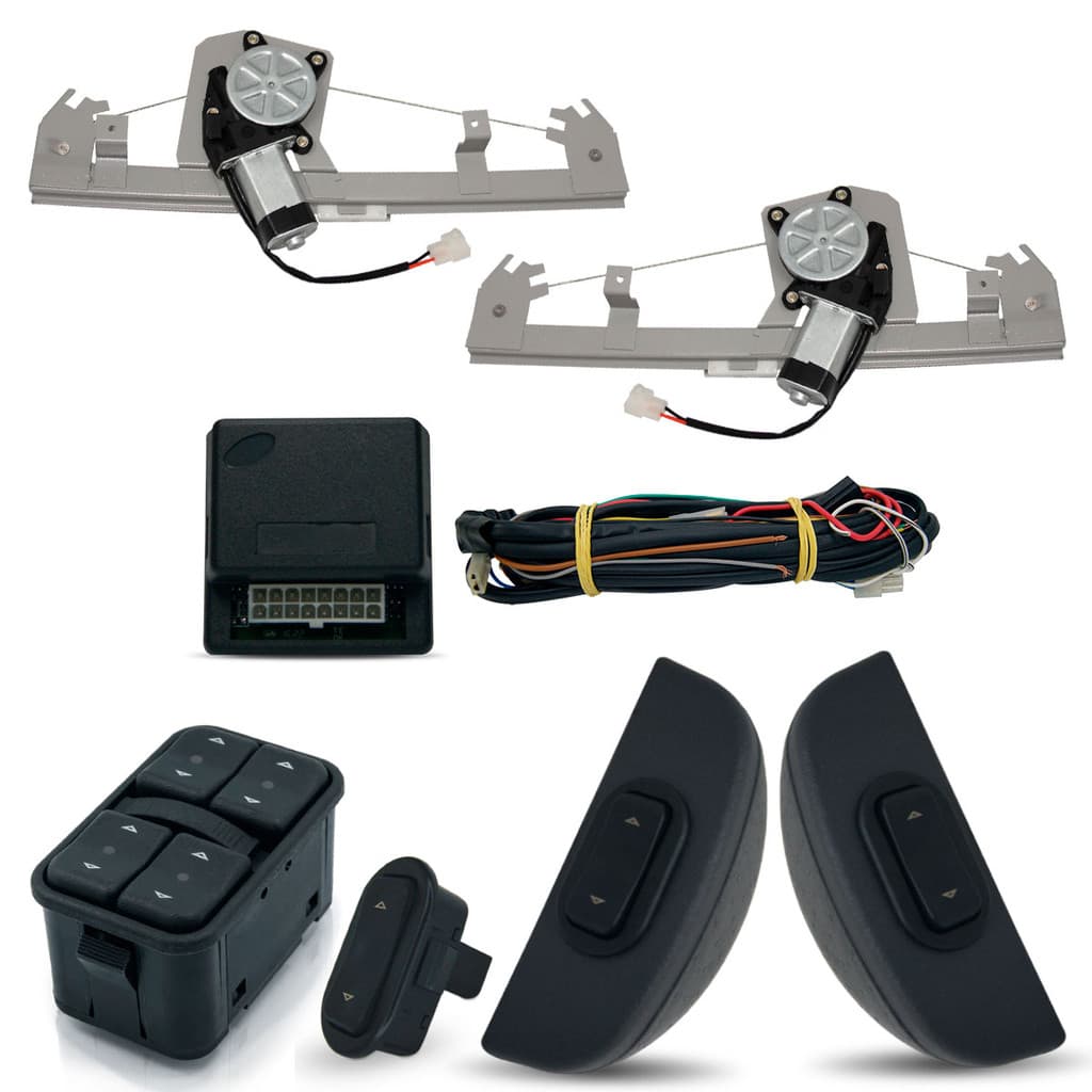 Kit Vidro Eletrico Celta Prisma Ate2012 Traseiro Inteligente