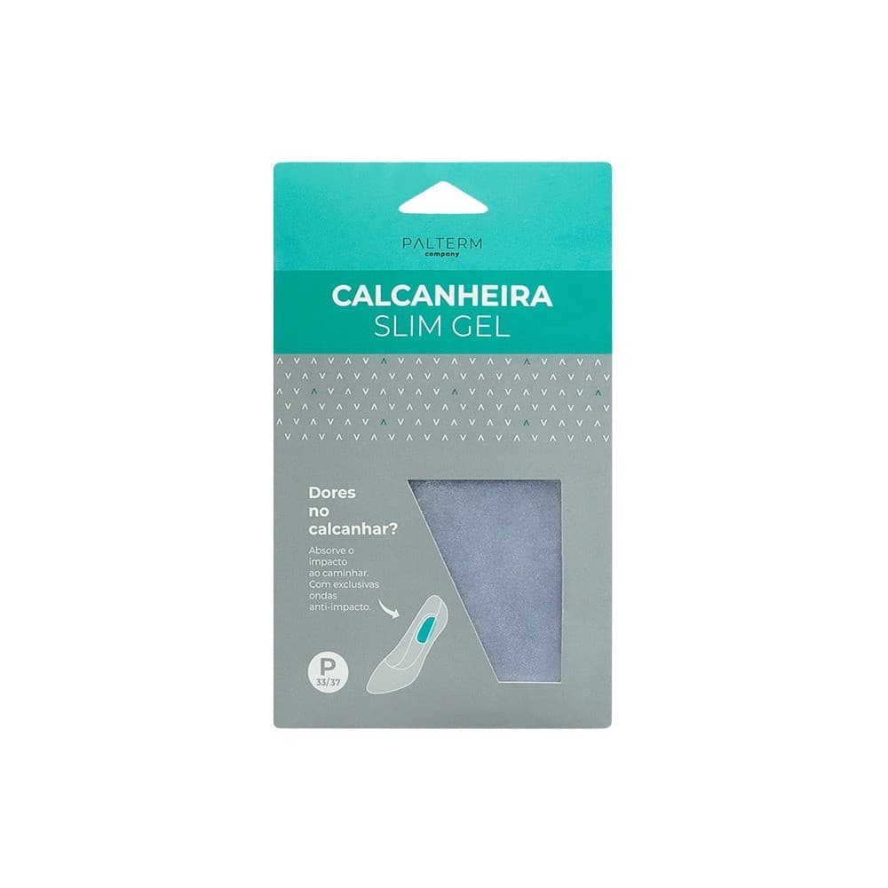 Calcanheira Slim Protetor De Silicone Para Absorver Impacto - Palterm