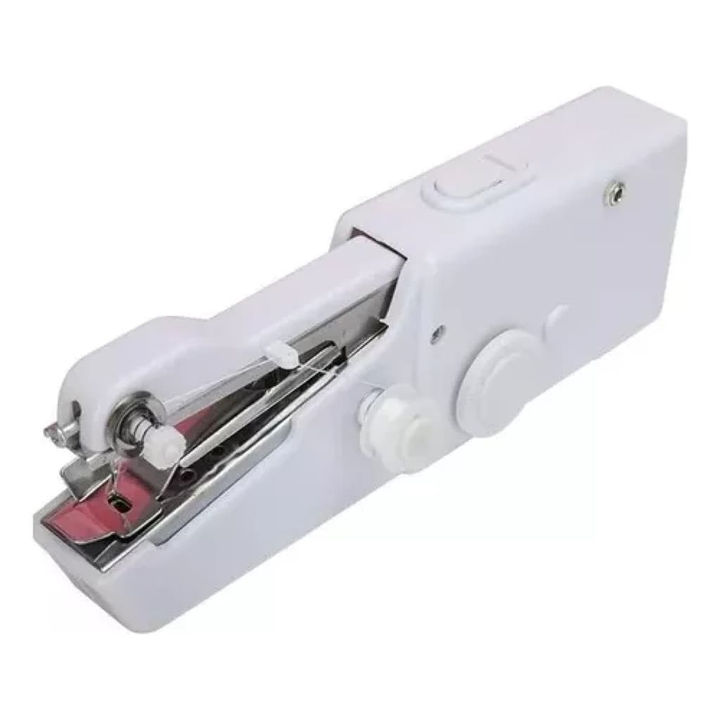 Maquina Portatil Costura Mini Eletrica A Pilha Mão Prático Cor Branco Não Tem