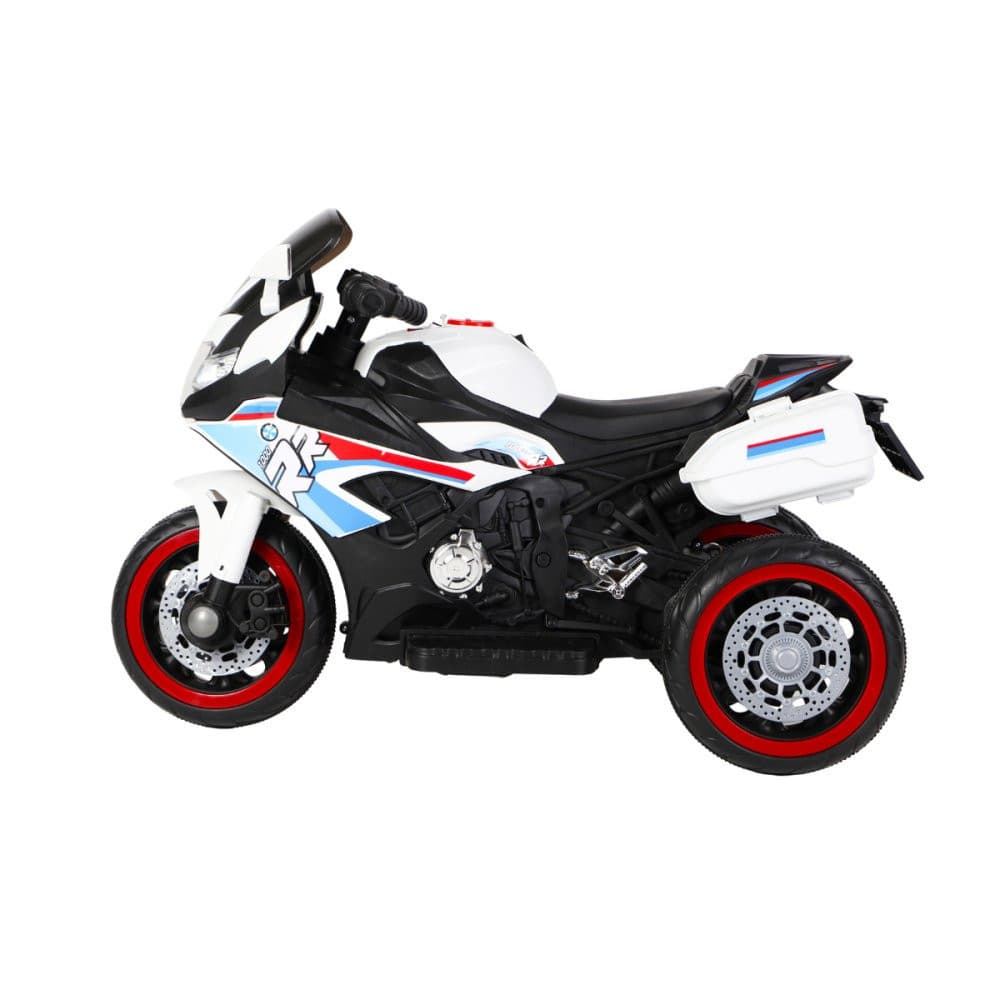 Mini Moto Esportiva Elétrica - Branca