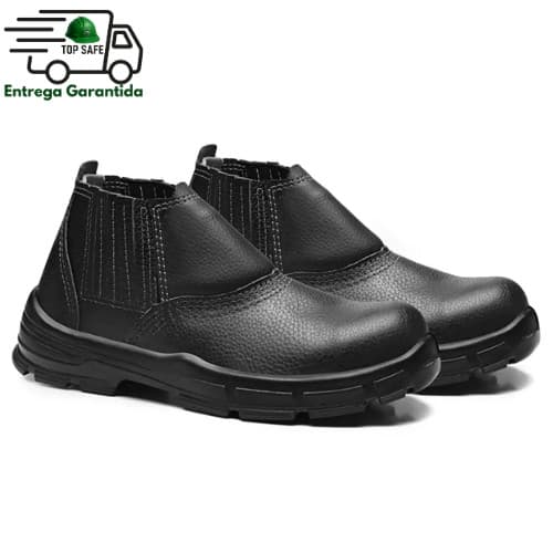 Bota Botina de Segurança FUJIWARA BRACOL U-SAFE Biqueira de Plástico (CA48413) ou Aço (CA28511)