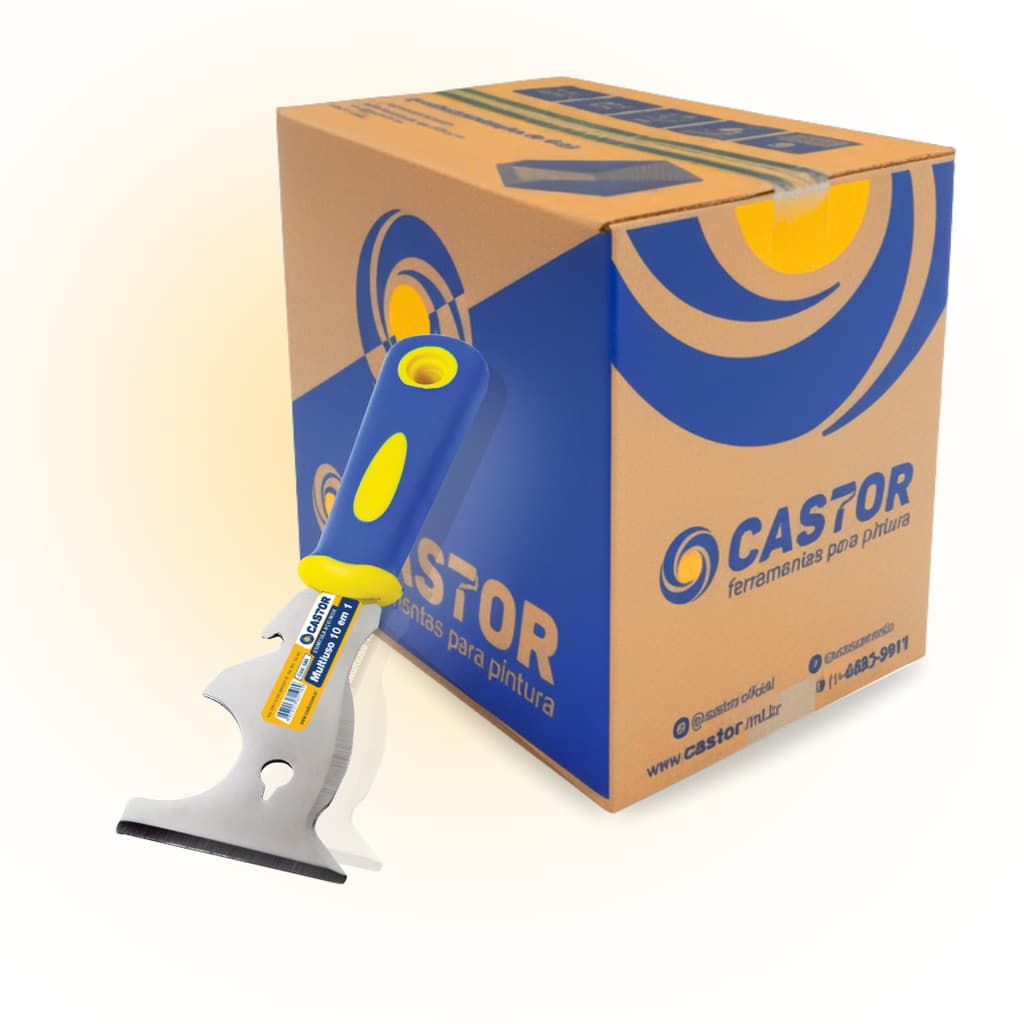 Caixa c/ 12 Espátulas Aço Inox Multiuso 10 em 1 - Castor
