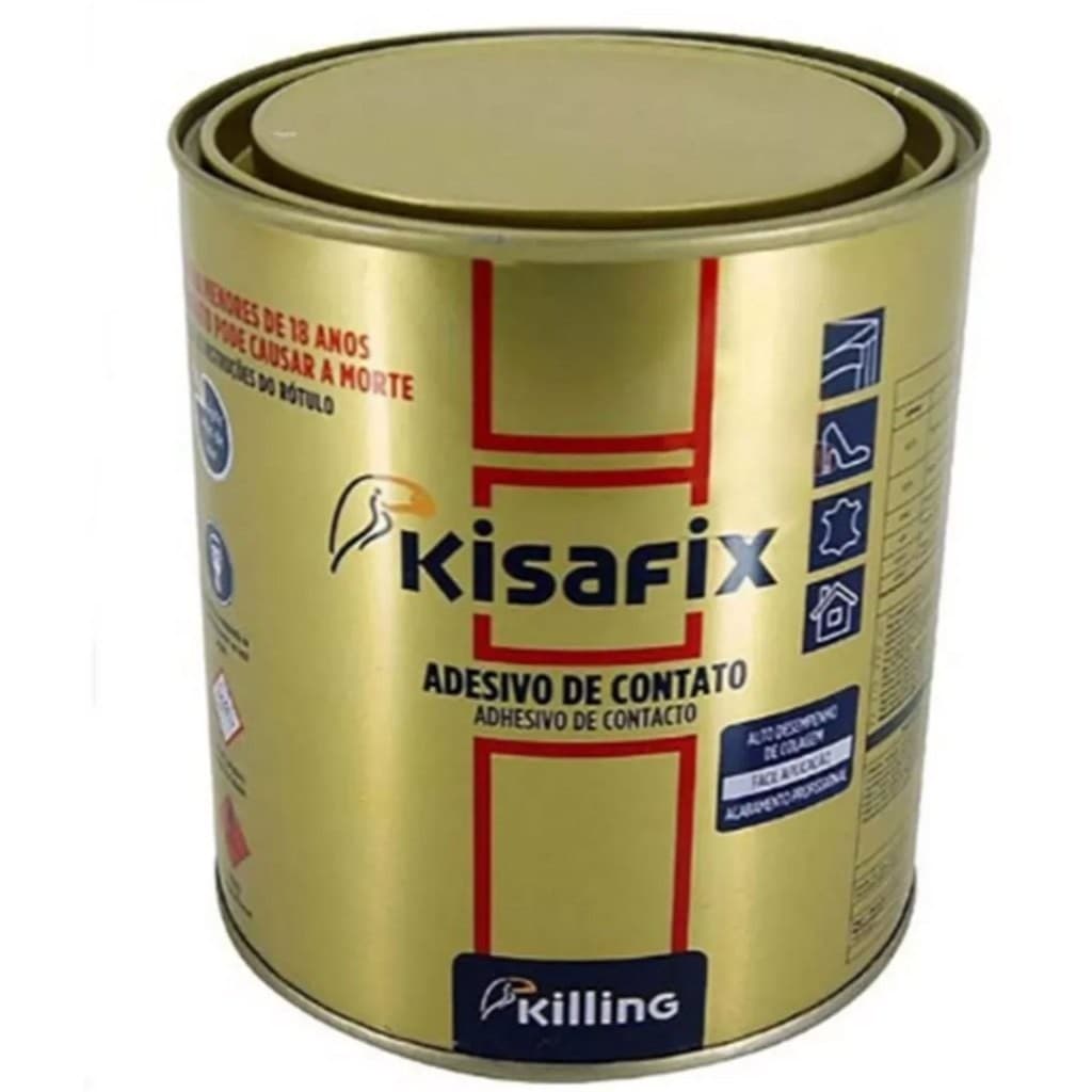 Cola de Sapateiro Couro Forte Cola de Contato Kisafix - 700gr