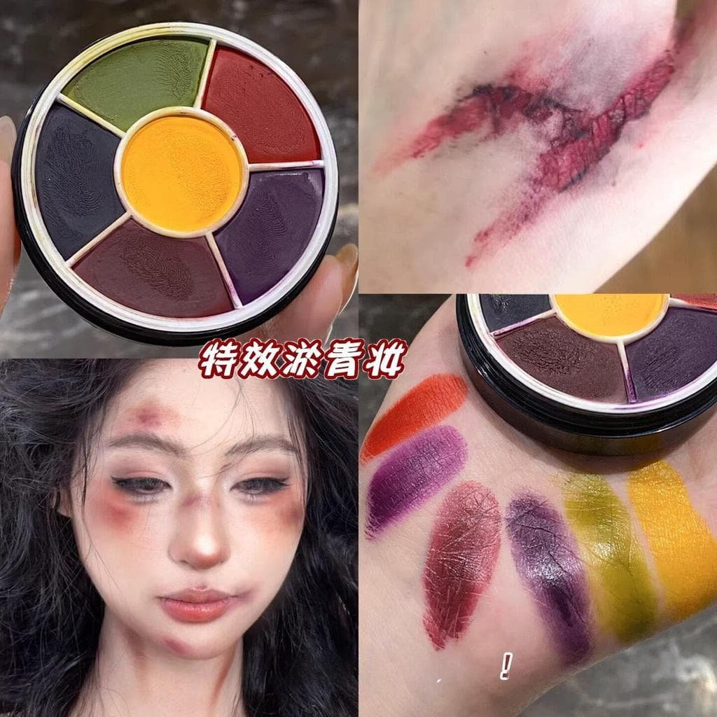 Bruse maquiagem pintura creme zero maquiagem artista filme televisão efeitos especiais maquiagem outono falso ferida óle