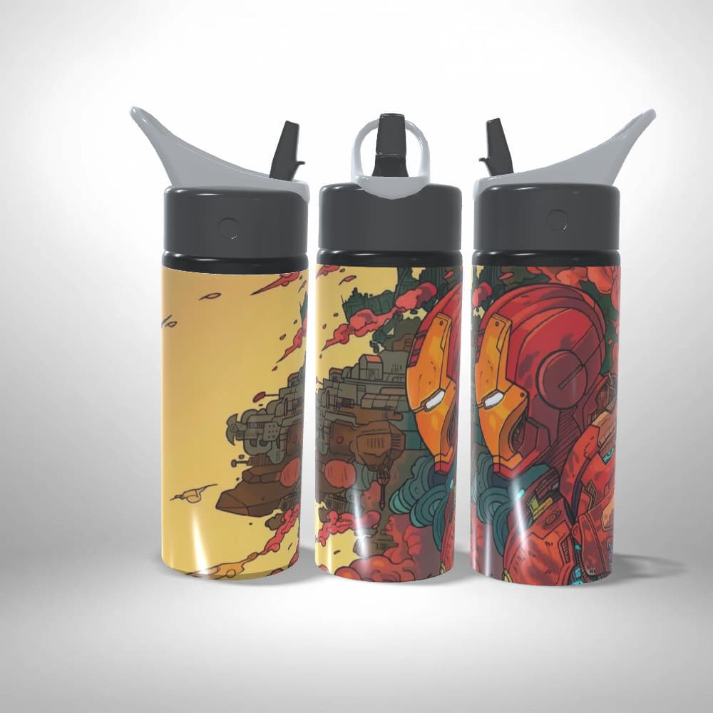 Garrafa Squeeze Personalizada - Homem de Ferro