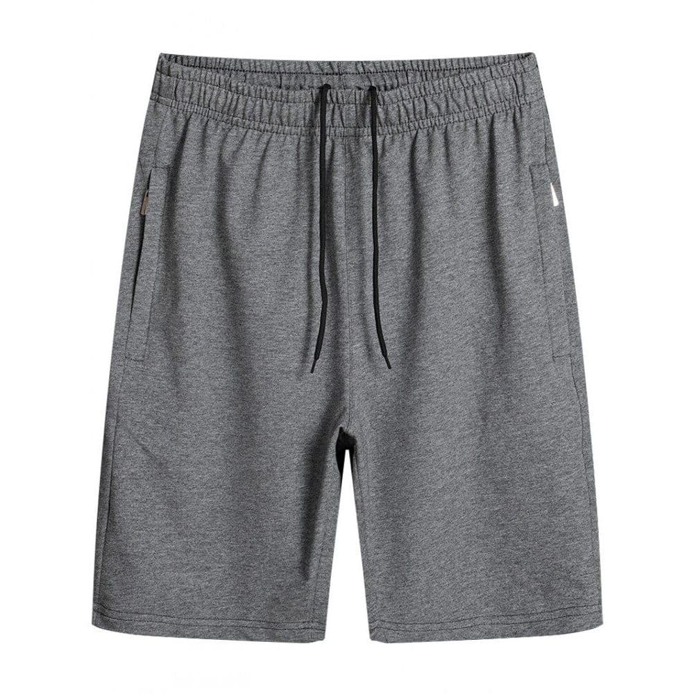 Meia-idade idosos puro algodão solto pai verão Shorts calças de verão dos homens esportes calças casuais calças grandes