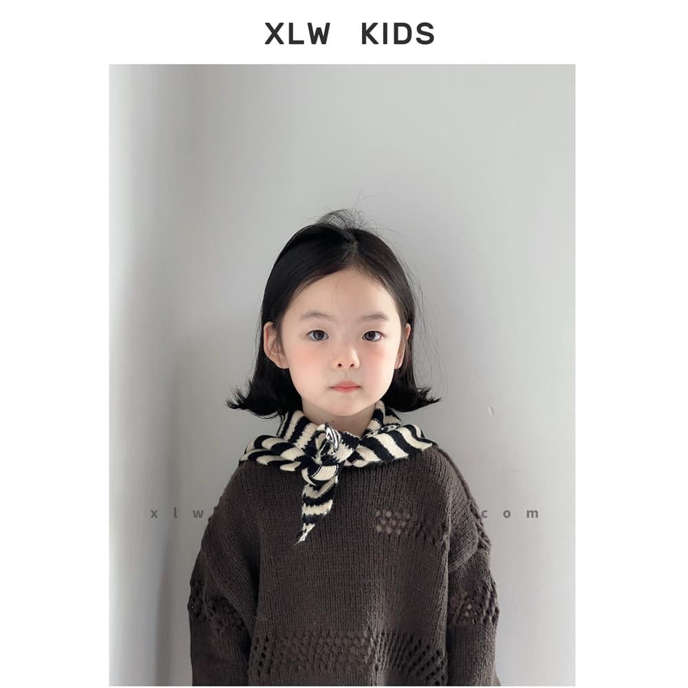Ins estilo coreano listrado cor combinando cachecol das crianças masculino feminino bebê quente cachecol chapelaria pesc