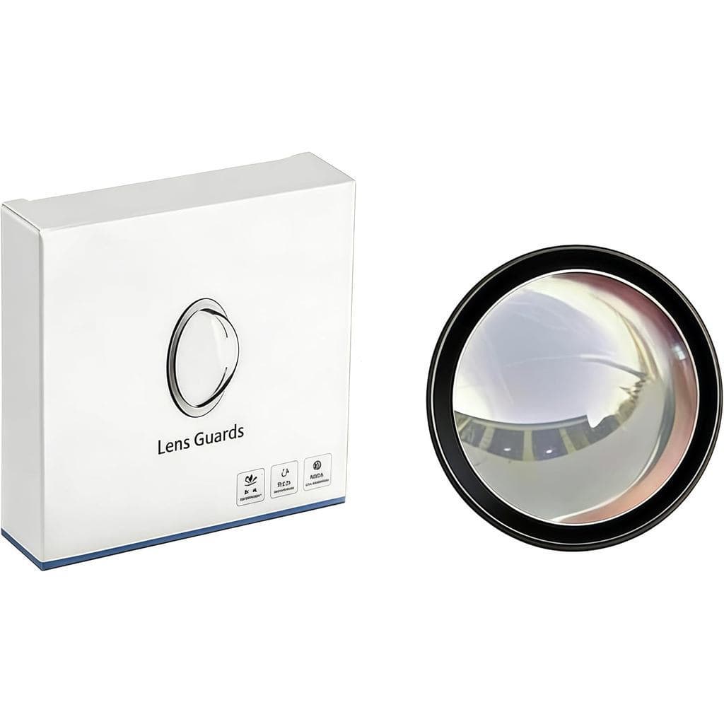 Protetor de lente para câmera de carro, conjunto de 2 peças de adesivos protetores para câmera de ré, design transparent
