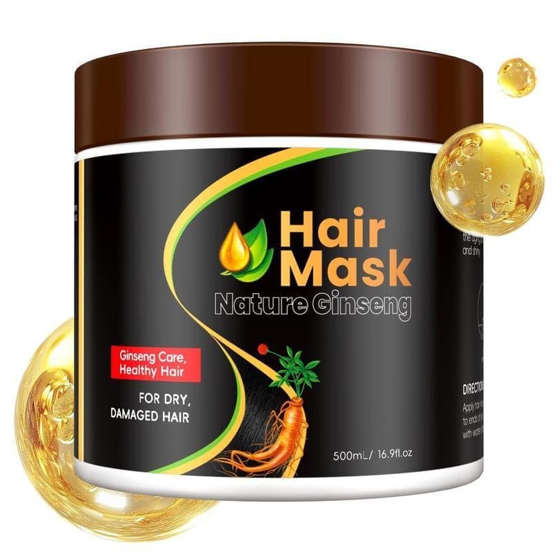 Máscara Capilar de Colágeno MEIDU, Tratamento Profundo com Óleo de Coco, Nutrição com Ginseng, Condicionador Hidratante