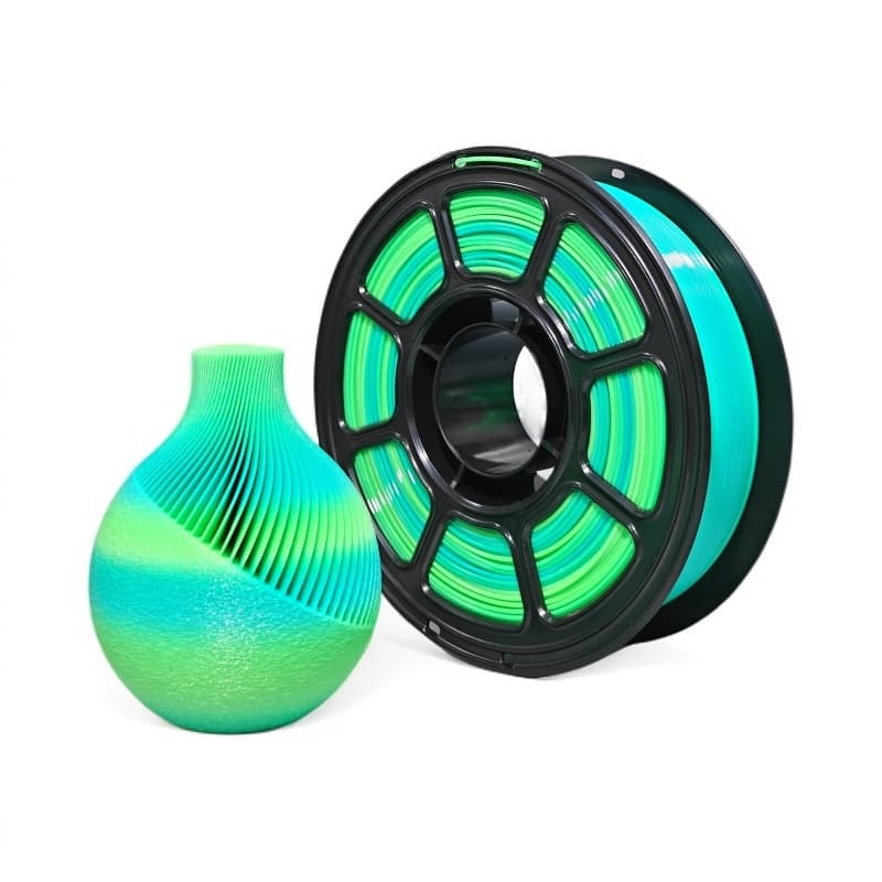 Consumíveis de impressão 3D PETG Gradiente Arco-íris 1.75mm Impressora FDM de comércio exterior personalizada AMS Sinfon
