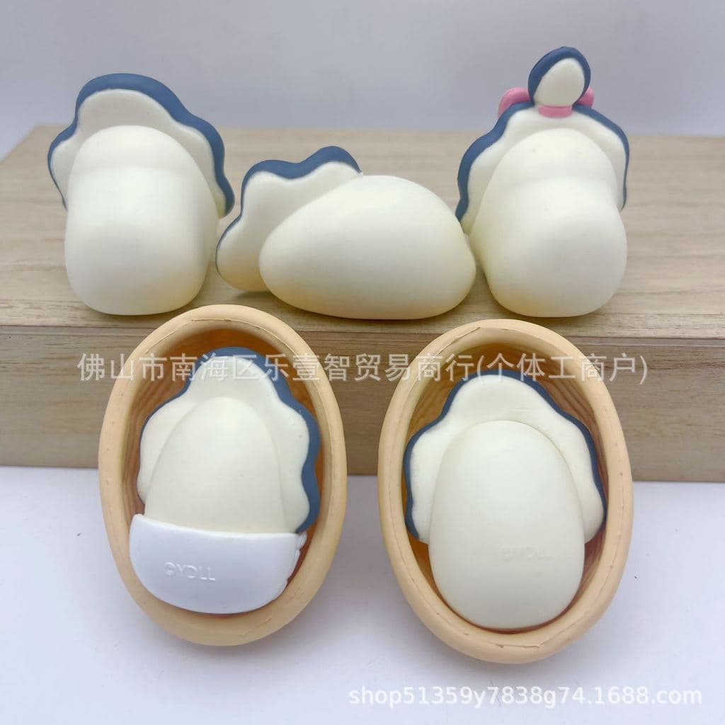 Boneca japonesa YELL, brinquedo gashapon de ostra bebê de olhos pequenos, brinquedo decorativo da moda Oyster King bebê
