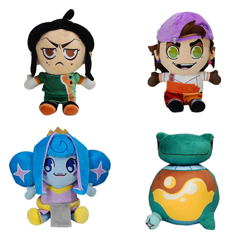 Novo boneco de pelúcia Frankie, cavaleiro de anime, brinquedo de pelúcia fofo da princesa azul.